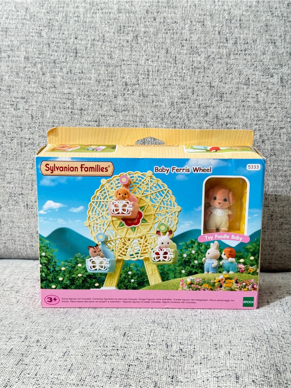 New Sylvanian Families Baby Ferris Wheel Playset - Yellow dog